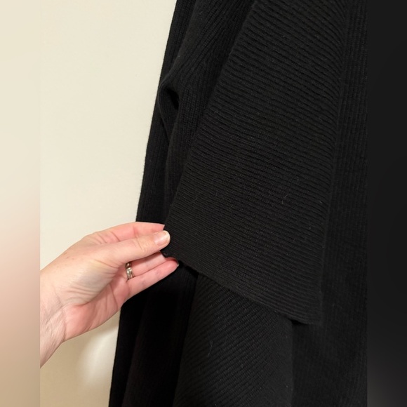 Vineyard Vines Black Wool Cashmere Ribbed Sweater Jacket Size Medium NWT - Picture 7 of 10